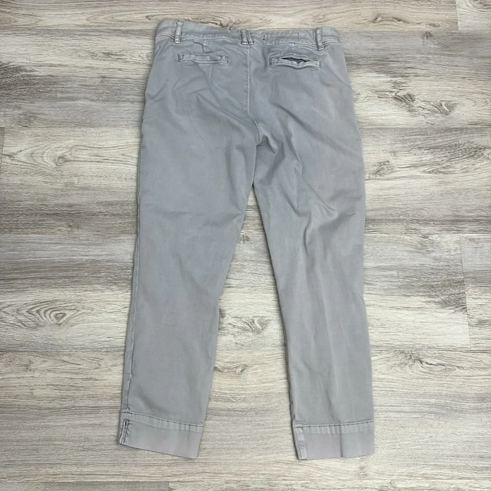 Pilcro and the Letterpress Gray Stet Cropped Stretchy Casual Pants Size 27